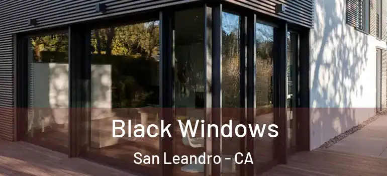  Black Windows San Leandro - CA