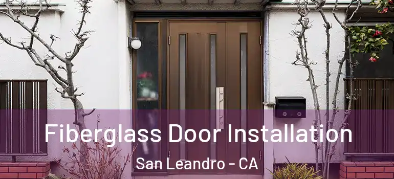  Fiberglass Door Installation San Leandro - CA