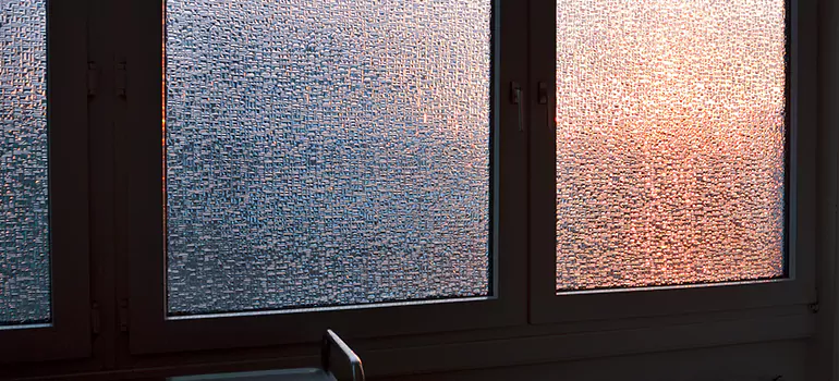 Frosted Glass Window Replacement in San Leandro, CA