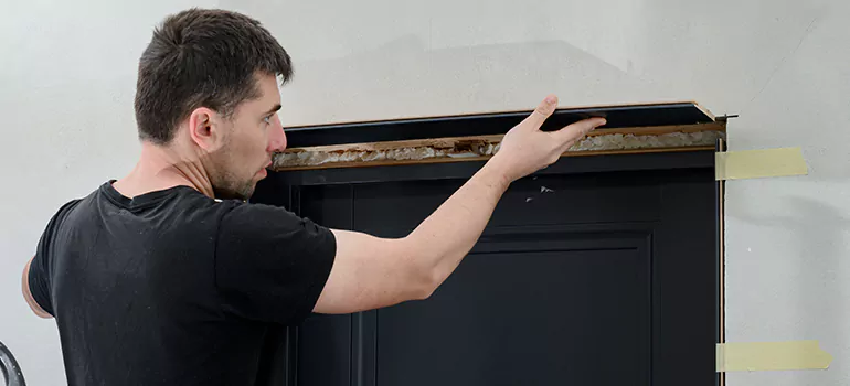 Wood Door Hole Repair in San Leandro, CA