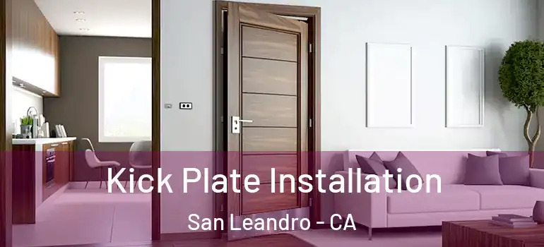  Kick Plate Installation San Leandro - CA